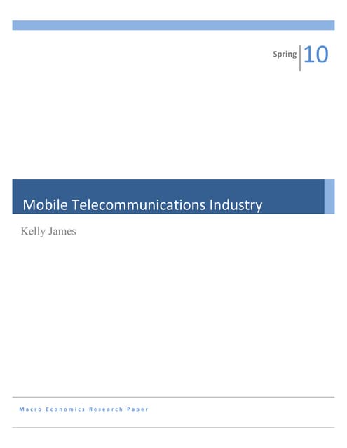 Mobile Industry in India