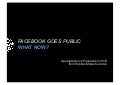 Facebook Goes Public. What now?