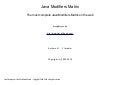 Java Modifiers Matrix