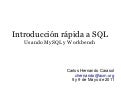 Introducción rápida a SQL