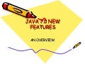 Java 7 new features