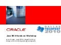 Java EE 6 Hands-on Workshop at Dallas Tech Fest 2010