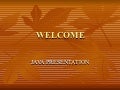 Java Presentation