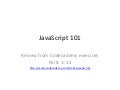 JavaScript 101