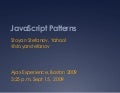 JavaScript Patterns