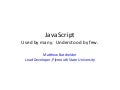 Javascript 2009