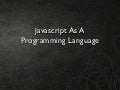 YOOX Launch & Learn - Javascript as a programming language