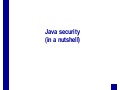 Java security