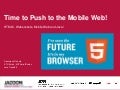 HTML5, Websockets & the Mobile Web