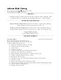 JoAnna Blair Young Resume