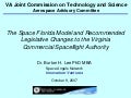 Virginia Aerospace/Spaceport Sector Strategy - Legislature JCOTS Presentation - Burton Lee - October 9 2007 - Final