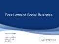 Four Laws of Social Business (Jeremiah Owyang, Altimeter Group)