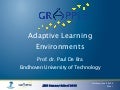 Adaptive Learning Environments
