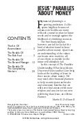 Jesus Parables About Money