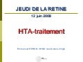 Traitement de l&rsquo;HTA (E.Heron)