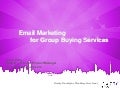 Jigocity email marketing for group buying service