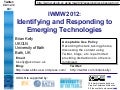 Identifying and Responding to Emerging Technologies