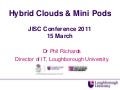 Jisc11 Cloud Solutions Phil Richards