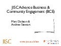 JISC Advance - BCE