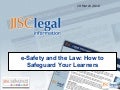 JISC Legal e-Safety Presentation