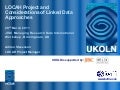 LOCAH Project and Considerations of Linked Data Approaches