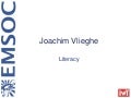 Joachim vlieghe emsoc-wp2_summer institute