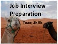 Job Interview Preparation - Team Skills