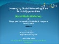 Leveraging Social Networking Sites for Job Opportunities