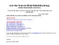 Jobs at AlliedReliability Group