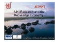 UHI Research and the Knowledge Economy [Joe Irvine]
