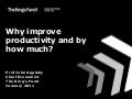 John Appleby on improving NHS productivity