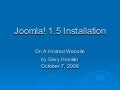 Joomla! Installation