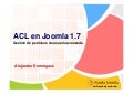 ACL en Joomla 1.7 - Gestión de permisos de usuario avanzada