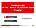 Plan nacional de desarrollo acuicola del perú