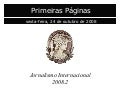 Primeiras Páginas de Jornais do Mundo - sexta-feira, 2008.10.24