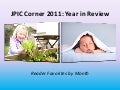 JPIC Corner 2011: Year in Review
