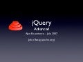 Advanced jQuery (Ajax Exp 2007)