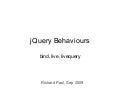 jQuery Behaviours