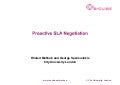 S-CUBE LP: Proactive SLA Negotiation