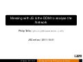 Messing with JavaScript and the DOM to measure network characteristics
