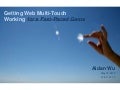 Getting Web Multi-Touch Working 