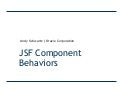 JSF Component Behaviors