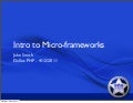 Intro to Micro-frameworks