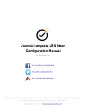 JSN Neon Configuration Manual