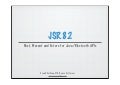 JSR82: Past, Present and Future