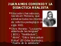 Juan Amos Comenio Y La Didactica Realista