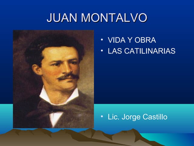 Obras de juan montalvo