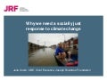 Why we need a socially just response to climate change - Julia Unwin, Joseph Rowntree Foundation