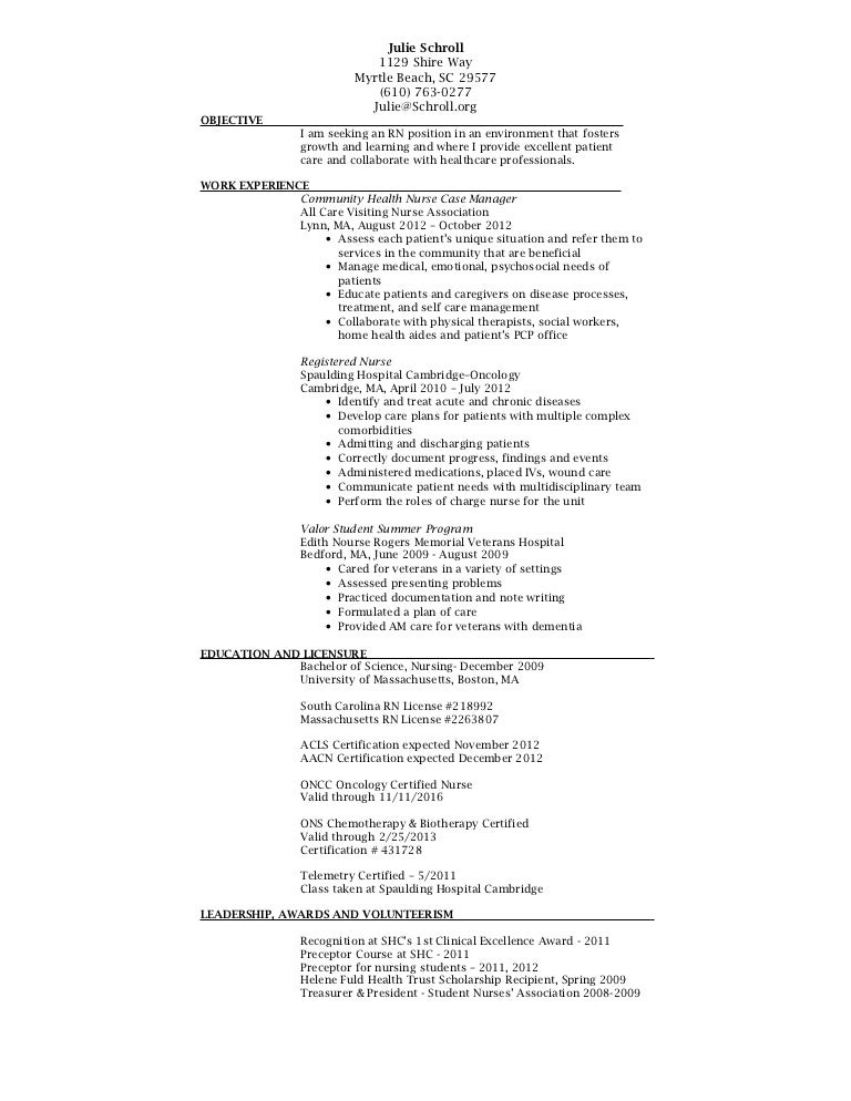 sample telemetry nurse resume