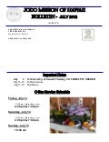 Jodo Mission of Hawaii Bulletin - July 2012